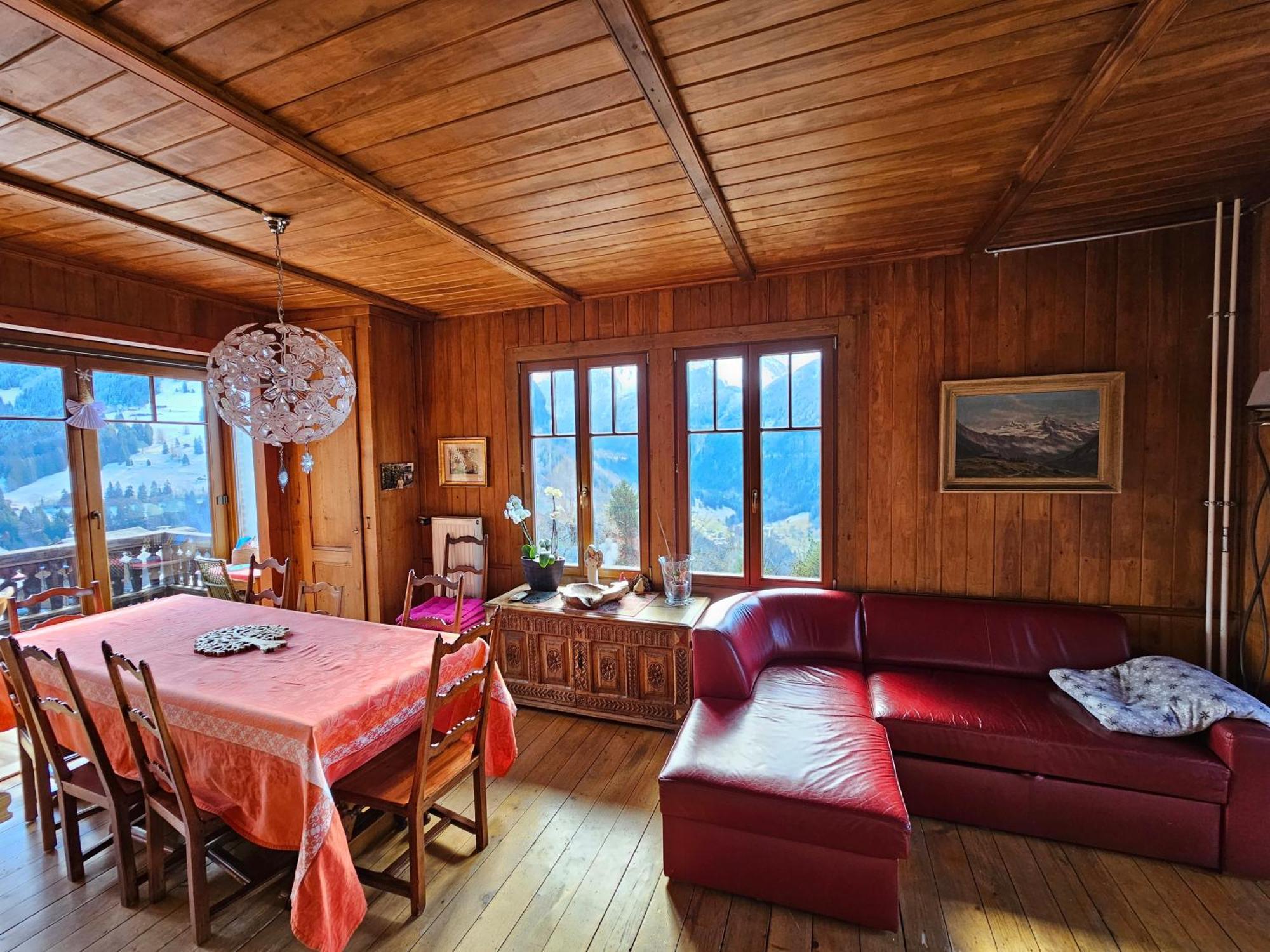 Magnifique Chalet Valerie 5 Chambres A Coucher & Vue Unique 그리옹 외부 사진