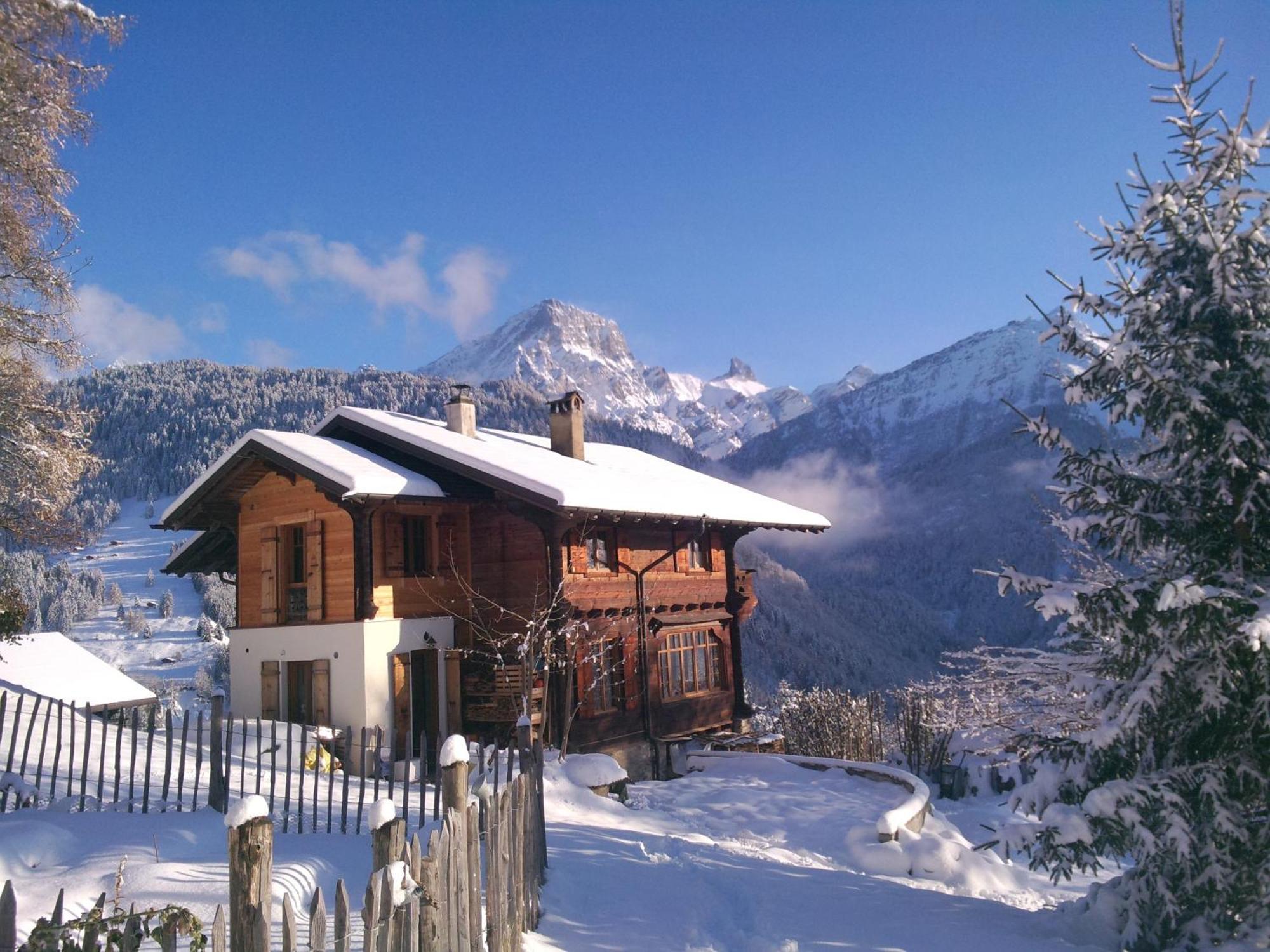 Magnifique Chalet Valerie 5 Chambres A Coucher & Vue Unique 그리옹 외부 사진